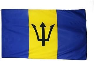 Barbados Flag 3' x 5' - Barbadian Flags 90 x 150 cm - Banner 3x5 ft Drapeau Barbade AZ FLAG