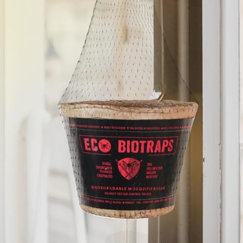 Image of Eco BioTraps - Mosquito Control Solution, No Electricity, Zero Odor, Lasts 30 Days, Safe & Effective for Indoor /Outdoor Use