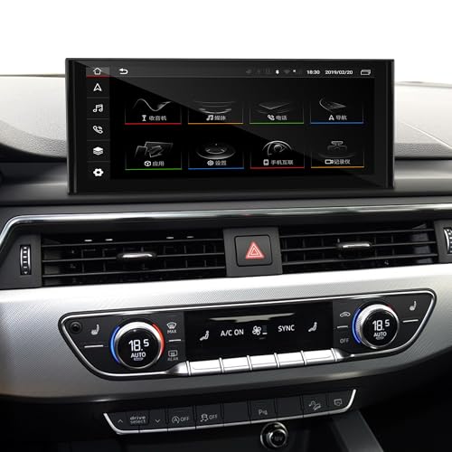 ���C�����X CarPlay Android Auto Audi MIB2�V�X�e�� A4 S4 RS4 A5 S5 RS5 B9 �A�b�v�O���[�h�p 10.25 �^�b�`�X�N���[���A�N�Z�X Android 13 �A�v�� �i�r�Q�[�V�����Q�[�� Netflix Yo