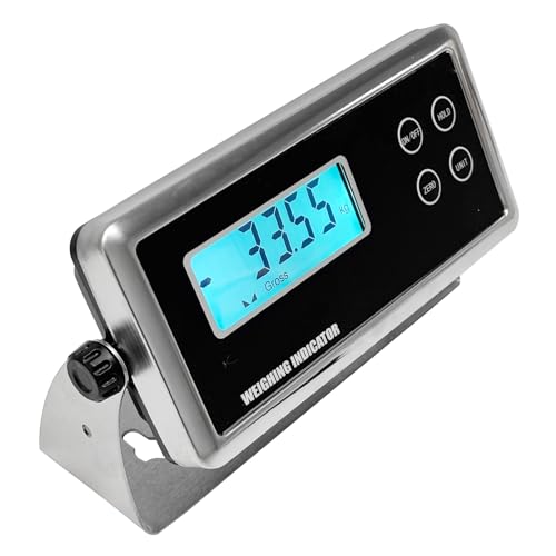 lp7515 weighing scale load cell indicator bright lcd display digital read out for old small 4-prong male connection op-902 rs232 lbozkg