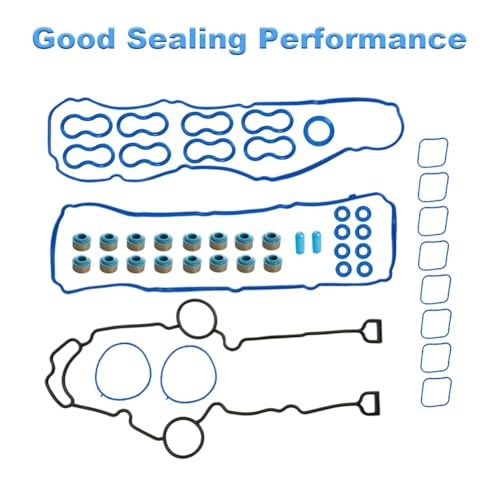 Image of Full Cylinder Gasket Set with Head Bolts Compatible with Dodge Challenger Charger Durango /Chrysler 300 / Ram 1500 2500 3500 / Grand Cherokee 5.7L V8 Replacement for HS26423PT TCS46169 ES72200