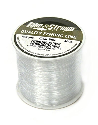 Eagle Claw 09010-080 Lake & Stream Economy Mono Line, 80-Pound, 60-Yards, Clear