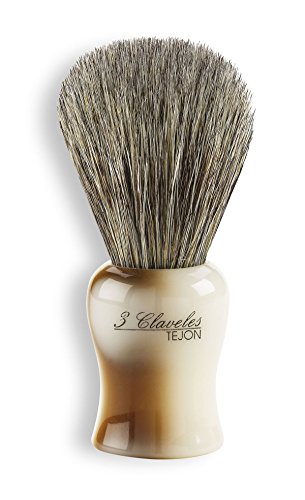 3 CLAVELES 12709 Brocha Afeitar con Pelo de Tejon