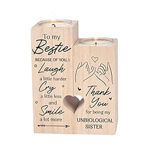 Double-Sided Printing – to My Bestie Because of You I Laugh a Little Harder Thank You for Being My Unbiological Sisters…