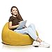 Aiire Gaming Sitzsack XXL mit Füllung - Riesen Bean Bag Chair für Deko, Jungen und Kinder - Bodenkissen Grob, Chill Sessel für Kuschelecke – Relaxo Sitzsäcke Erwachsene Gelb