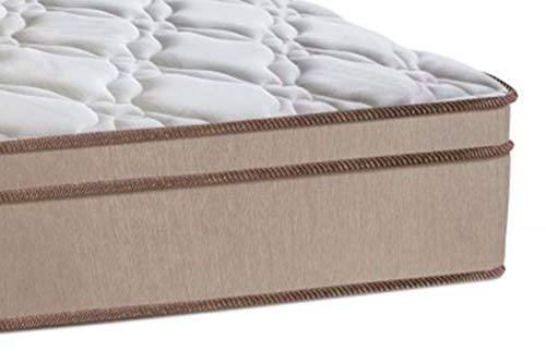 Conjunto Box-Colchão Castor Bonnel Revolution+Cama Universal Marrom Queen 158