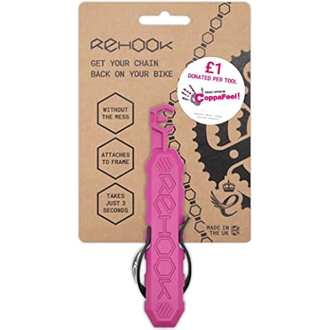 Rehook Colour - Get your chain back on your bike in 3 seconds - Without the mess. Perfect Xmas stocking filler PINK Cover