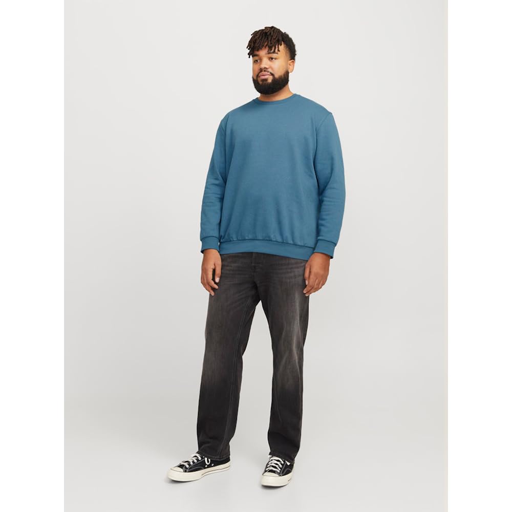Jack&Jones Plus Jjebradley Sweat Crew Noos Pls Maillot de survêtement Homme (Lot de 1)