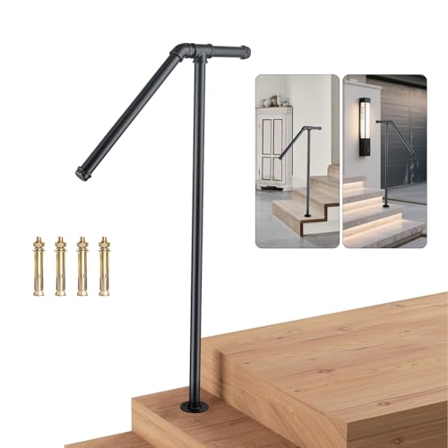 Single Post Handrail for Outdoor Steps - 41