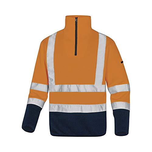 Veste polaire haute visibilité pour chantiers et travaux extérieurs XL
