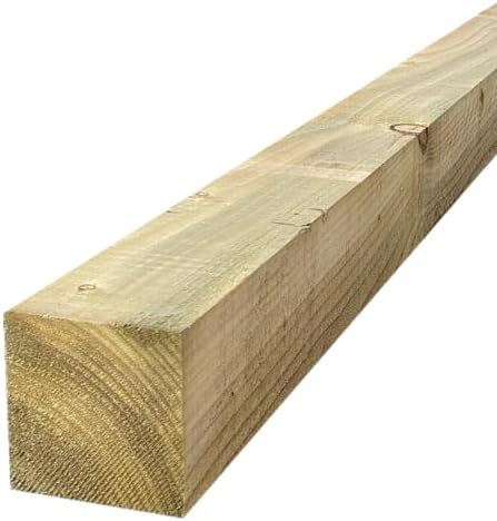 3x3 Wooden Fence Post, 8ft Pressure Treated Timber Fencing
