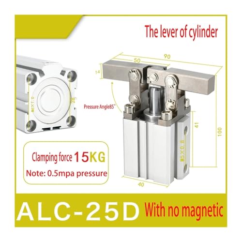 Cylindre de serrage ALC25 JGL-25 à double plaque de pression stable