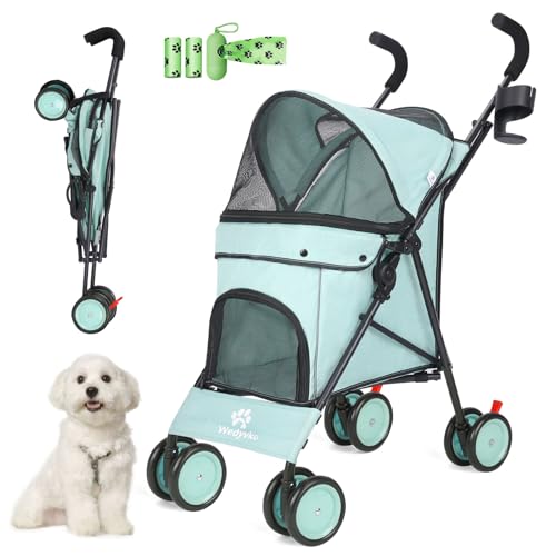 Poussette pour chat et chien avec maille respirante grande capacité
