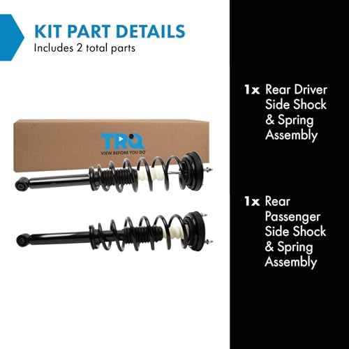 Image of TRQ Rear Shock & Spring Assembly Set Compatible with 2001-2006 Lexus LS430