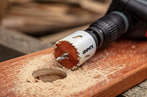 GRAPHITE Schlagbohrmaschine 550W, 13 mm Bohrfutter, 0-3000 U/min, Koffer + 10 Bohrer – Bild 3