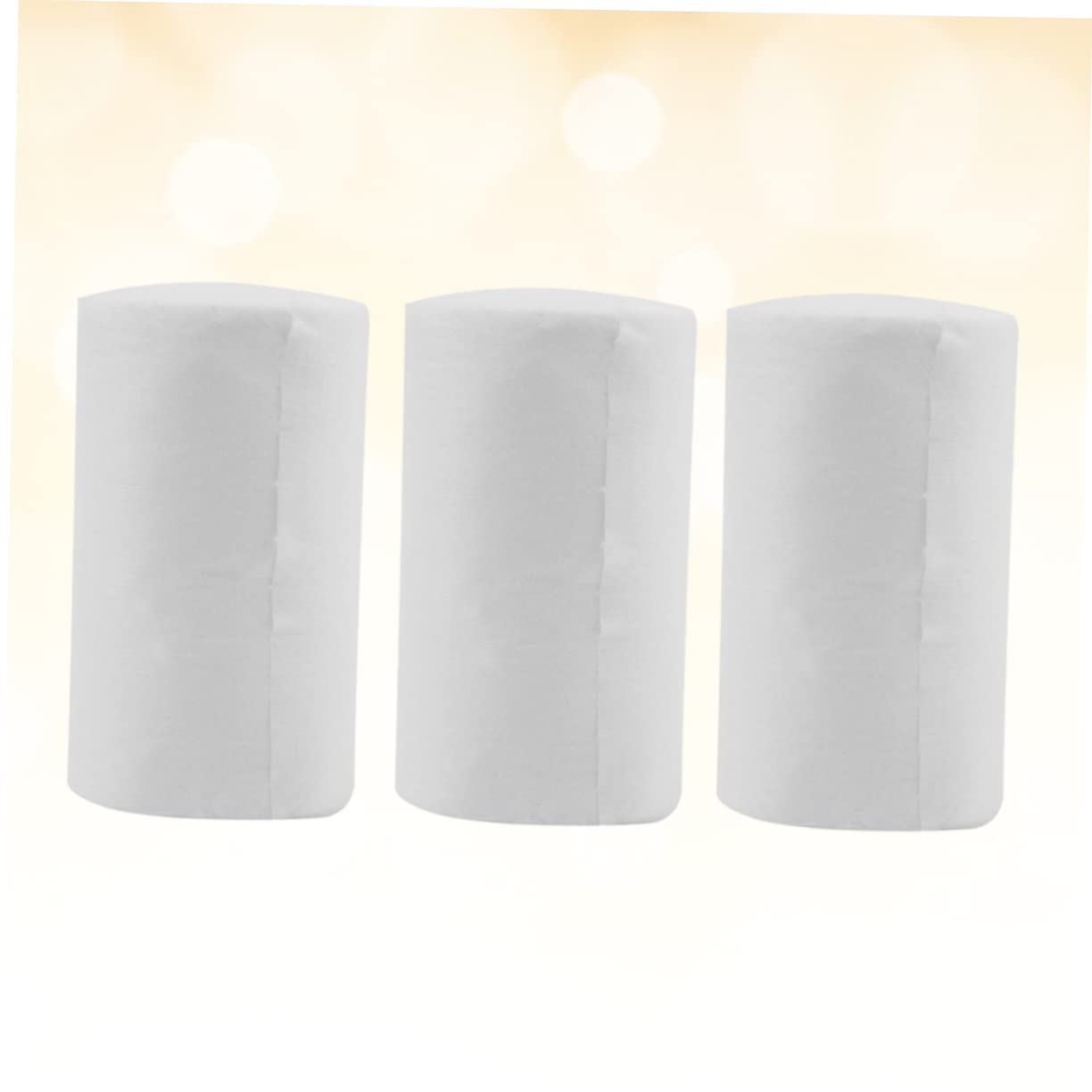 Toyvian Protège-Couches Jetables Biodégradables pour Bébé 3 Rouleaux de 200 Feuilles Doublures Blanches en Tissu Non Tissé Usage Pratique pour Couches