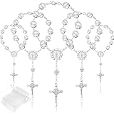 20 Pieces Mini Baptism Rosary Baptism Bracelet for Boys Girls Women Recuerdos De Bautizo Baptism...