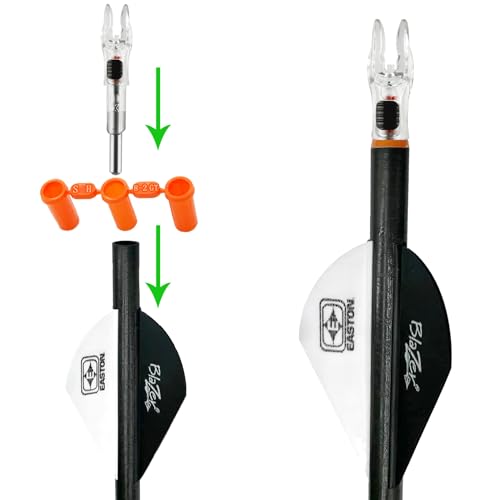 image for KEAUP 6PCS X Lighted Nocks for Arrows with .204 .233 .244 .246 Inside 