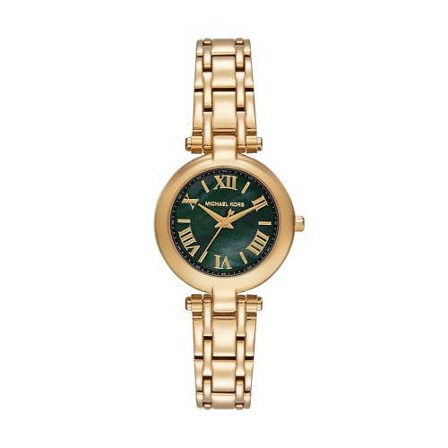 Michael Kors Women's Watch, Laney Three-Hand Gold-Tone Stainless Steel Watch for Women