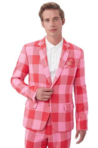 MR Men's Tailored Check Blazer