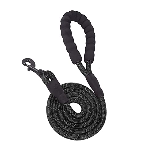 CROWATTS 5 FT Strong Dog Leash with Comfortable Padded Handle,Suitable for Small,Medium and Large Dogs