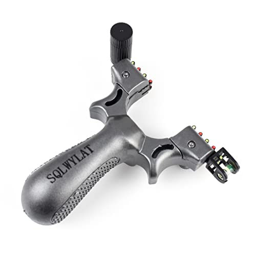 SQLWYLAT Professional Slingshots Set Laser Slingshot High Precision Flat Leather Slingshot Fast Bow Special for Outdoor Hunting Catapult