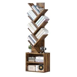 6 Tier Tree Bookshelf,Small...