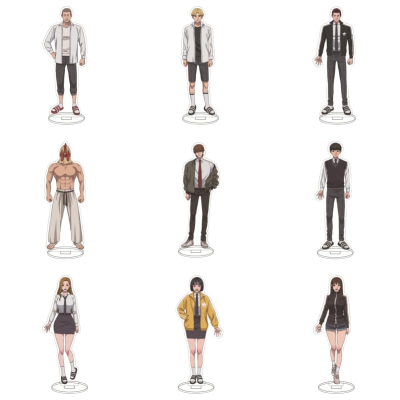 Amazon.co.jp: 2024 喧嘩独学 アクリルスタンド アニメグッズ 志村光太