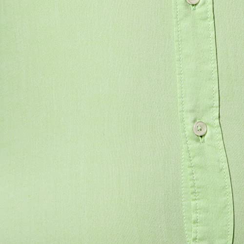 Image of Raymond Men's Pure Cotton Solid Pattern Slim Fit Regular Collar Full Sleeve Casual Shirt