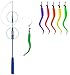 YOUYIKE® Giocattoli Interattivi per Gatti, Giocattoli di Canna da Pesca,Interattivo Retrattile Bacchetta Rod con 5 Ricariche Piume per i Gatti del Gatto per Il Vostro Gatto e Il Gattino