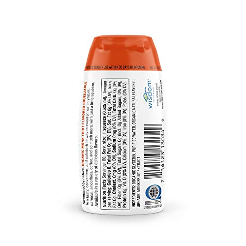 SweetLeaf Organic Monk Fruit Liquid French Vanilla #TOP25