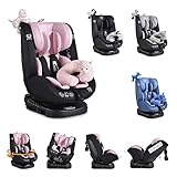 Autokindersitz der Gruppe 0/1/2/3, mit Isofix-System für hohe Sicherheit, ab Geburt bis maximal 36 kg (0-12 Jahre)