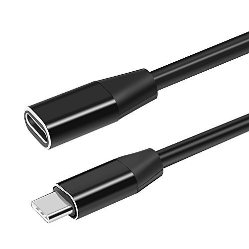 ACOCOBUY Cavo Prolunga USB 3.1 Maschio a Femmina a 1M/3.3FT, Cavo di Prolunga USB Type C for MacBook/MacBook PRO/Nintendo Switch/Samsung Dex Dock/Google Chromebook Pixel,dell XPS 15 - Nero