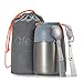 Olerd Thermobehälter für Essen 430ml, Edelstahl Warmhaltebehälter Isolierbehälter mit Löffel und Gabel,Thermolunchbox Speisebehälter Warmhaltebox Bleiben Suppe Heiß & Kalt für Schule Freien Büro