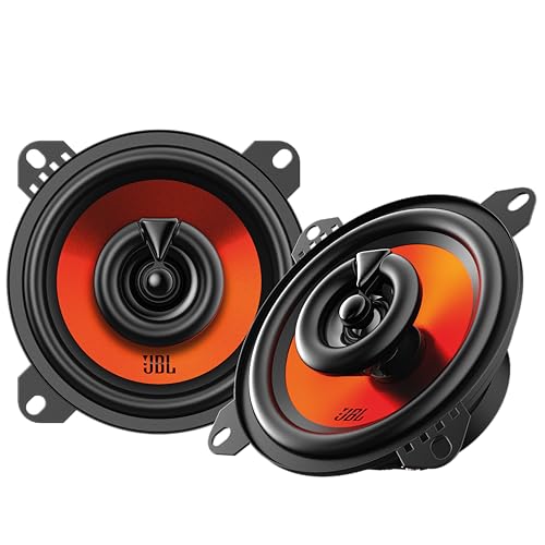 Image of JBL Stage1 GEN2 42F - 4 Inch (100mm) 2-Way Coaxial Car Speakers - 40W RMS - 210W Peak - Compact Fit - OEM Replacement - Easy Install Audio - No Grille - Pair