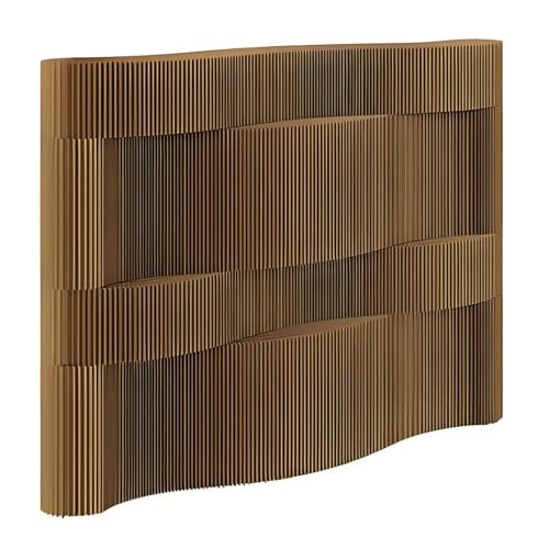 Cloison de séparation en papier pliable et rétractable pour aménagement intérieur modular