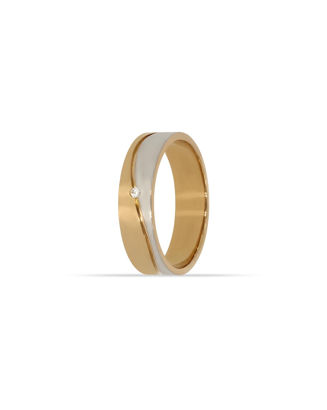 Jewels 22K BIS Hallmark 916 Designer Curve Gold Ring for Men-image-42