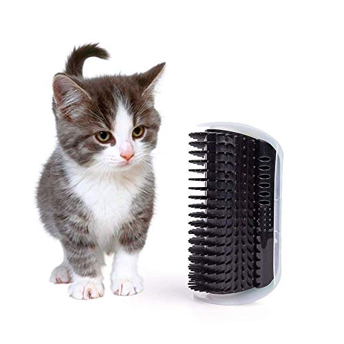 Hateli Self Cleaning Slicker Brush For Cat & Dog - Cat Grooming Brushes For Shedding Removes Mats, Tangles And Loose Hair Suitable Cat Brush For Long & Short Hair(Black) #TOP4