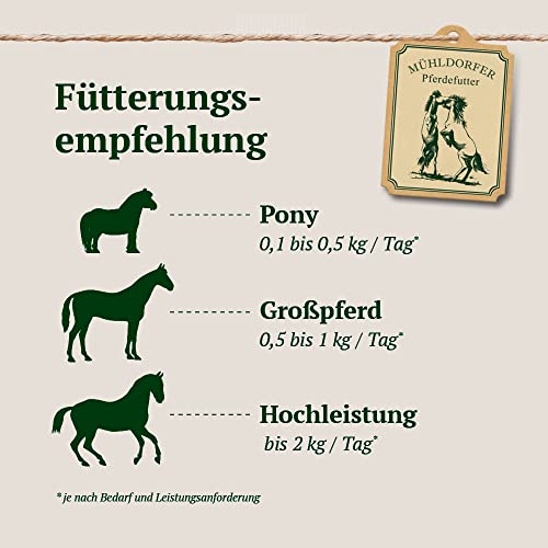 Mühldorfer iQ Active² - 20 kg - Getreidefreies Pferdefutter - Hochenergetisch - Speziell für Leistung, Zucht & Sport