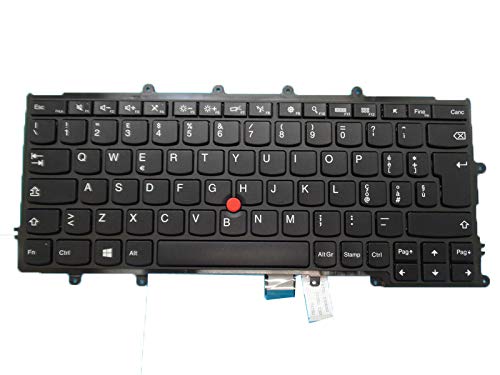 RTDpart Clavier d'ordinateur portable pour Lenovo Thinkpad X240 X240S X250 X260 X270 Italie IT 0C44728 04Y0955 04Y0917 CS13X 852-42578-B2A SN5321L sans rétroéclairage