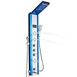 ❤ alta calidad: La columna de ducha están hechas de acero inoxidable de alta calidad para la más alta resistencia a la oxidación y la longevidad. Muy suave, acabado de la moda por lo que es una hermosa adición a cualquier estilo de decoración para el hogar