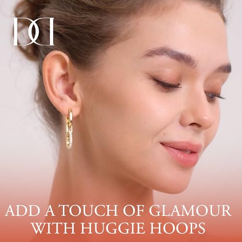 MINDDHA 14K/18K Gold Plated Paperclip Link Dangle Earrings for Women - Trendy, Lightweight, 925 Sterling Silver Post Statement Earrings for Women - Elegant Gold Jewelry for Christmas Gifts - 35x14mm4