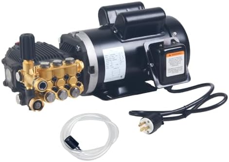 Canpump Pressure Washer: 2 hp Motor 120 V, Total Stop System, Canpump CF 1522 E Triplex Pump
