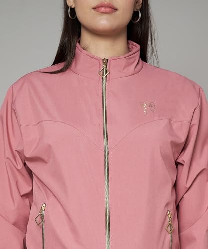 Image of eKools Nylon Full Sleeve Solid Women's Jacket