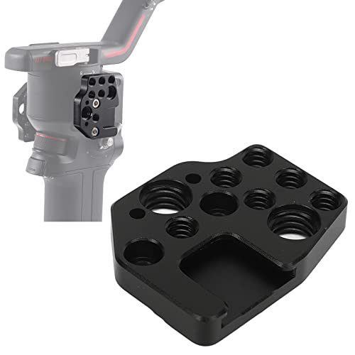 QR Plate, Aluminum Alloy Quick Release Plate, CNC Tight Machining Quick Release Mounting Plate with Screw for Ronin S - Image 2