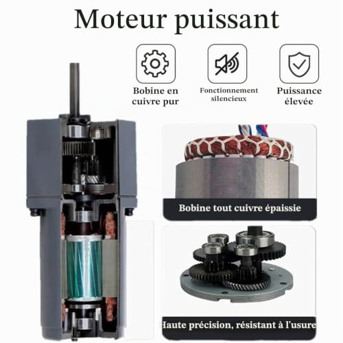 Mélangeur automatique pour casseroles et poêles - Agitateur automatique à vitesse réglable pour casseroles et poêles chaudes - Outil alimentaire facile à utiliser (casserole non incluse),40L – vue 7