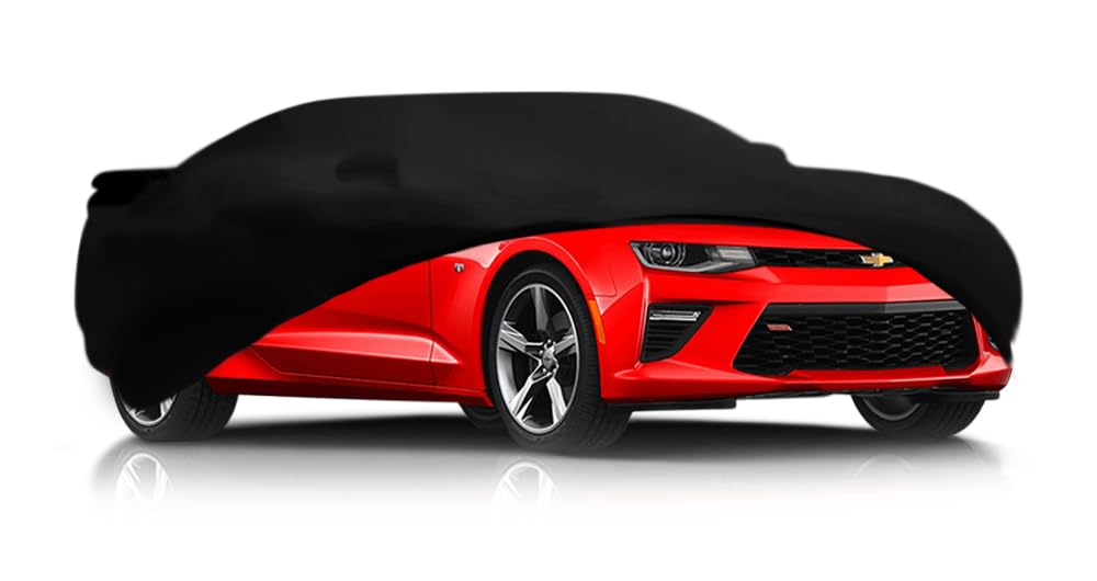 55tech The Ultimate Outdoor Protection for Camaro Full Car Cover . Crafted with Precision, Protect Again UV Rain Dust and Other Elements (Camero Standard Oxford- NO Cotton Liner)