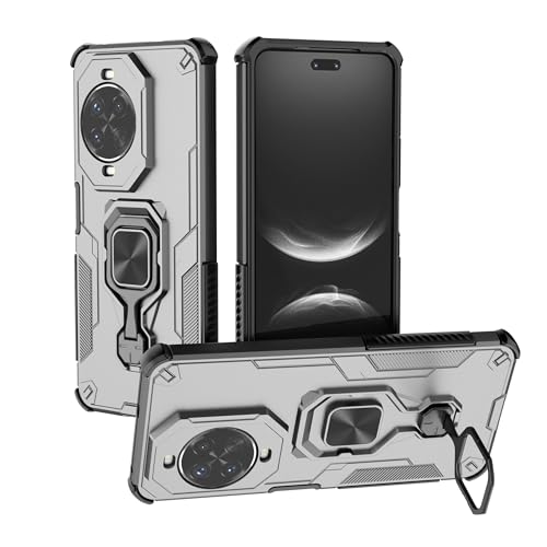 X}zP[X Ή@ for Huawei Nova 14 Ultra CJ[}Eg LbNX^h ϏՌEϗ Jی yPC+TPUz2 in 1Jo[ Grey