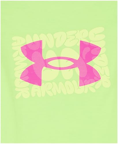 Image of Under Armour Girls' 2-piece Short Sleeve Tee and Shorts Set, Lightweight and Comfortable