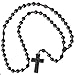 Jujube Wood 5 Decade Rosary 10mm Beads with Cross Shaped Our Father Beads